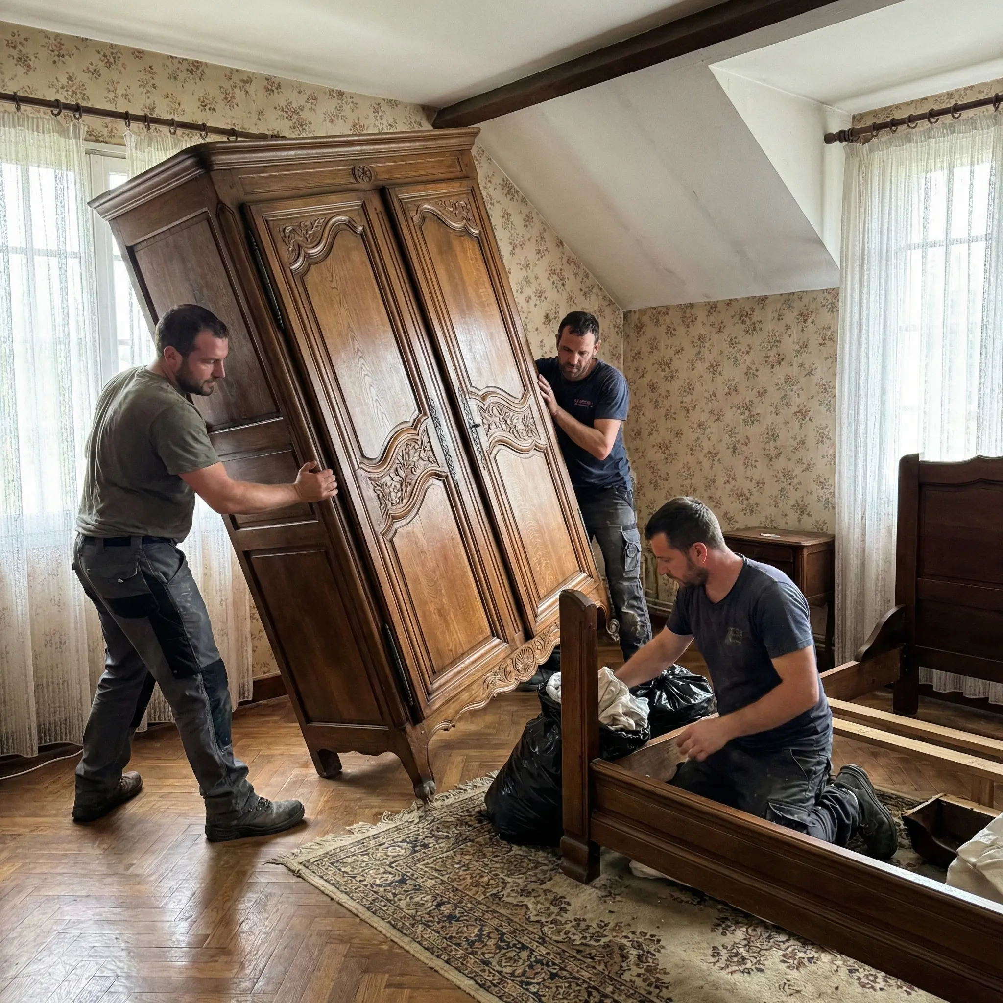 Débarras chambre appartement Rhône-Alpes