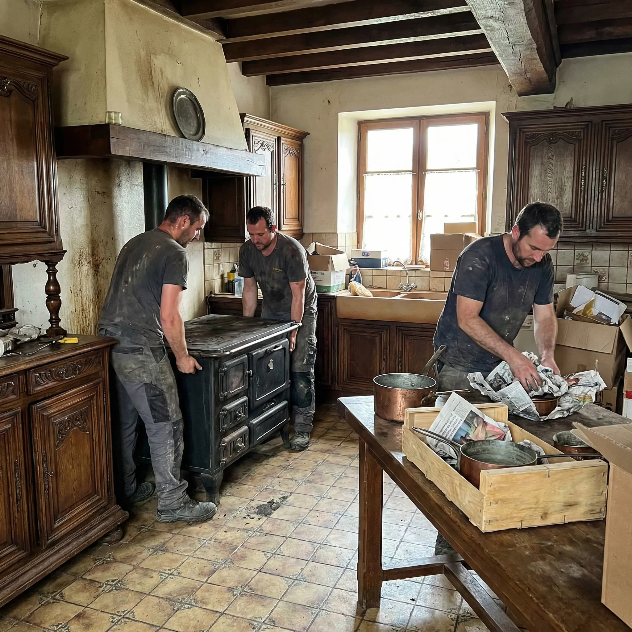 Débarras cuisine maison Drôme