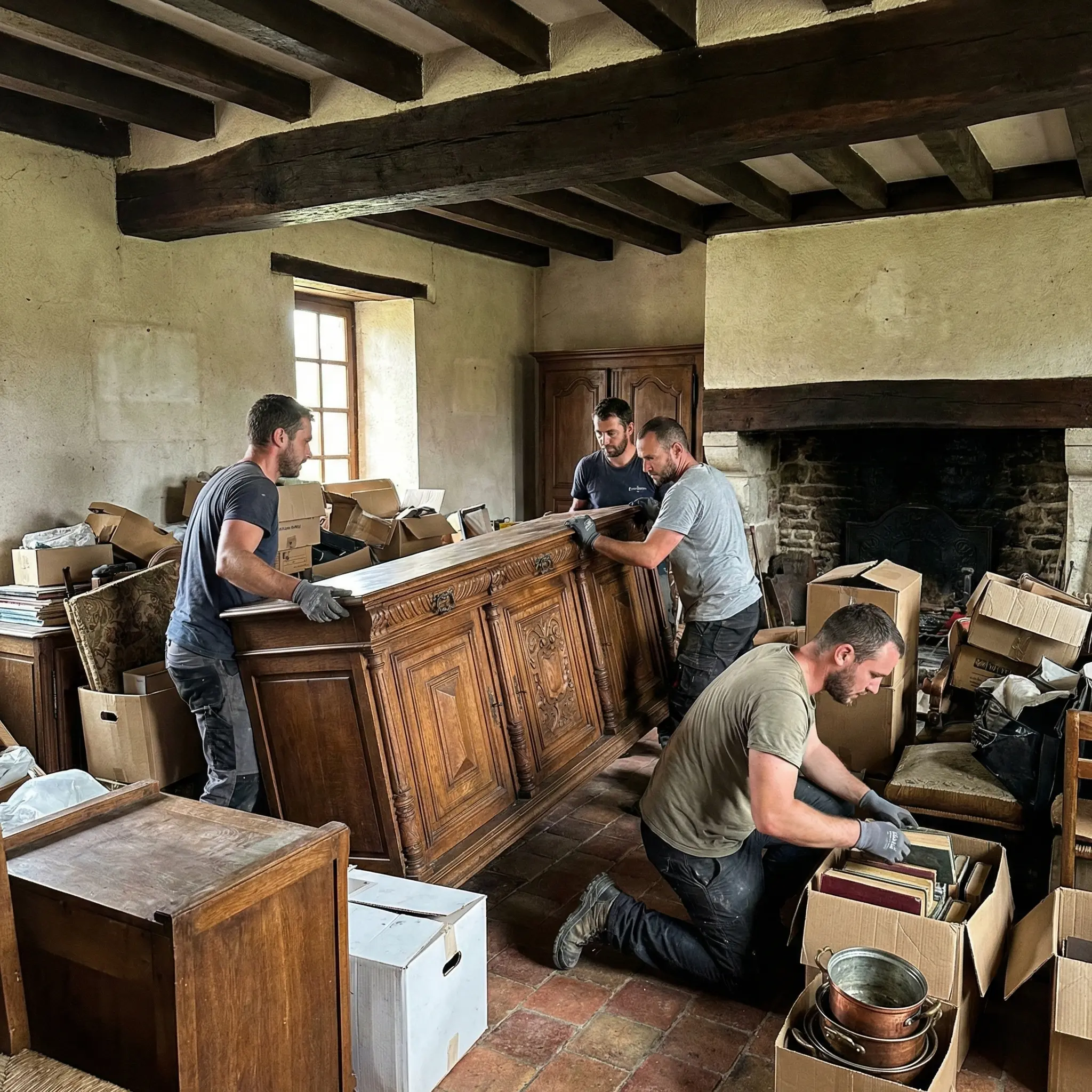 Débarras salon encombré en Drôme